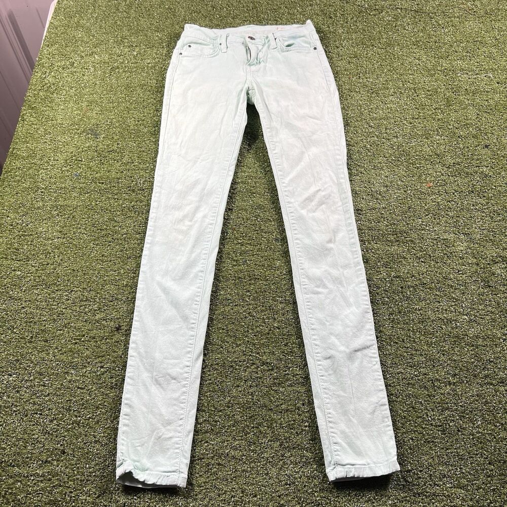 Angry Rabbit Mint Green Skinny Jeans Size 25